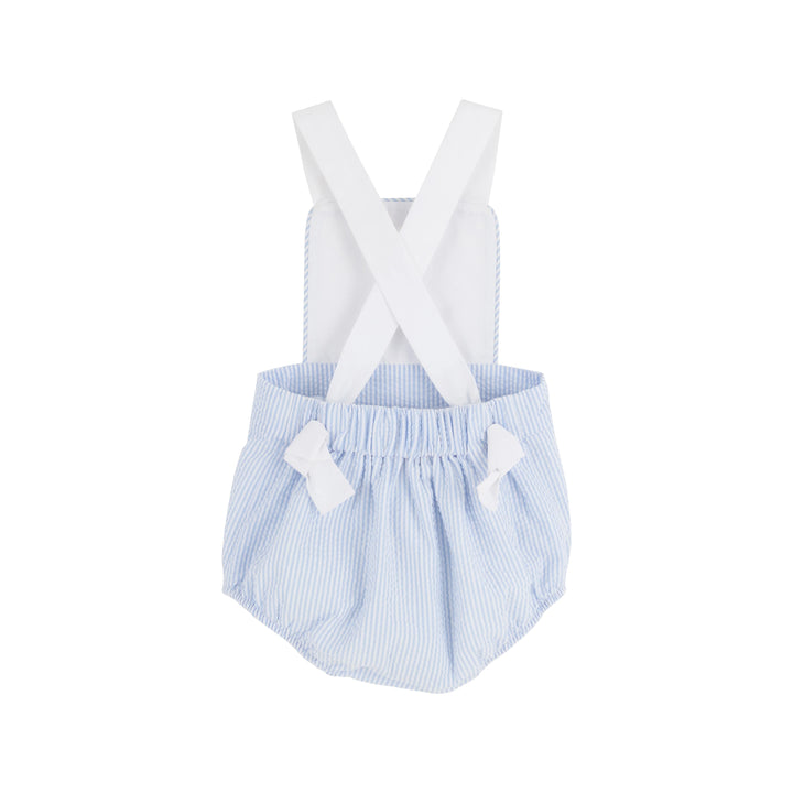 Sayre Sunsuit- Breakers Blue Seersucker