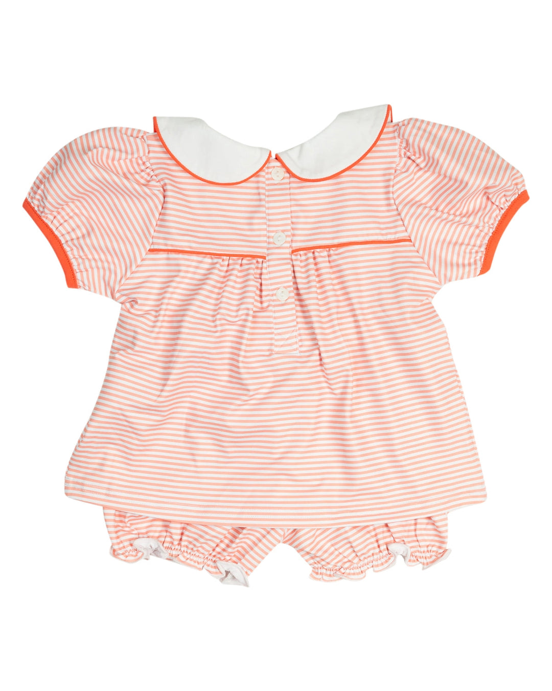 Jackolantern Pockets Striped Knit Bloomer Set