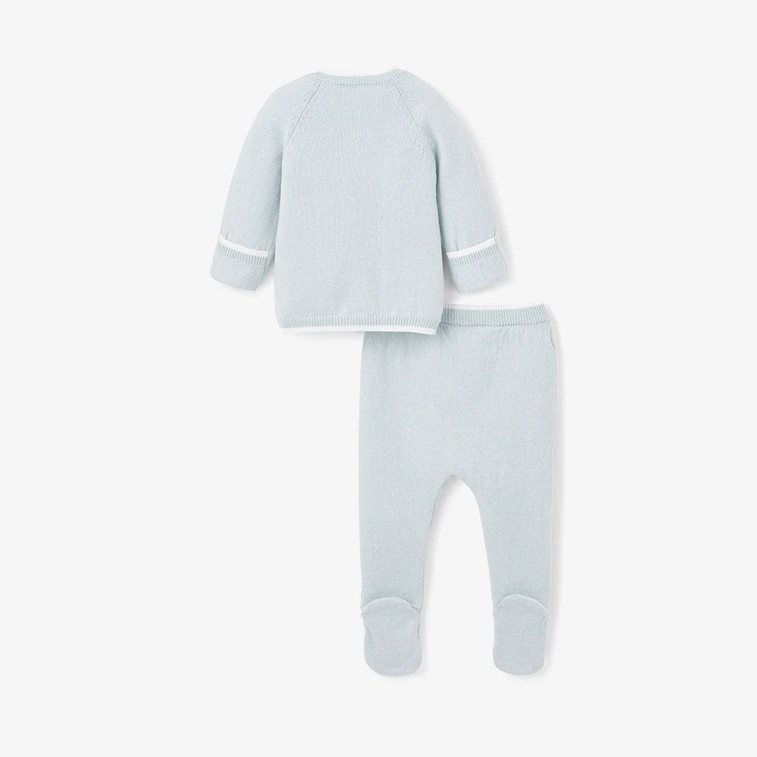 Cashmere Baby Layette Set- Pale Blue