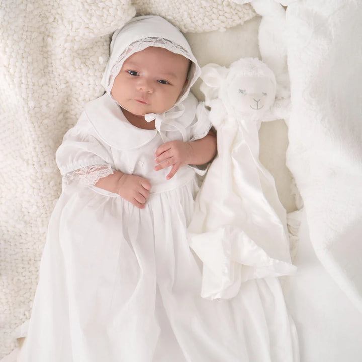 Girl's Gown & Bonnet Christening Set