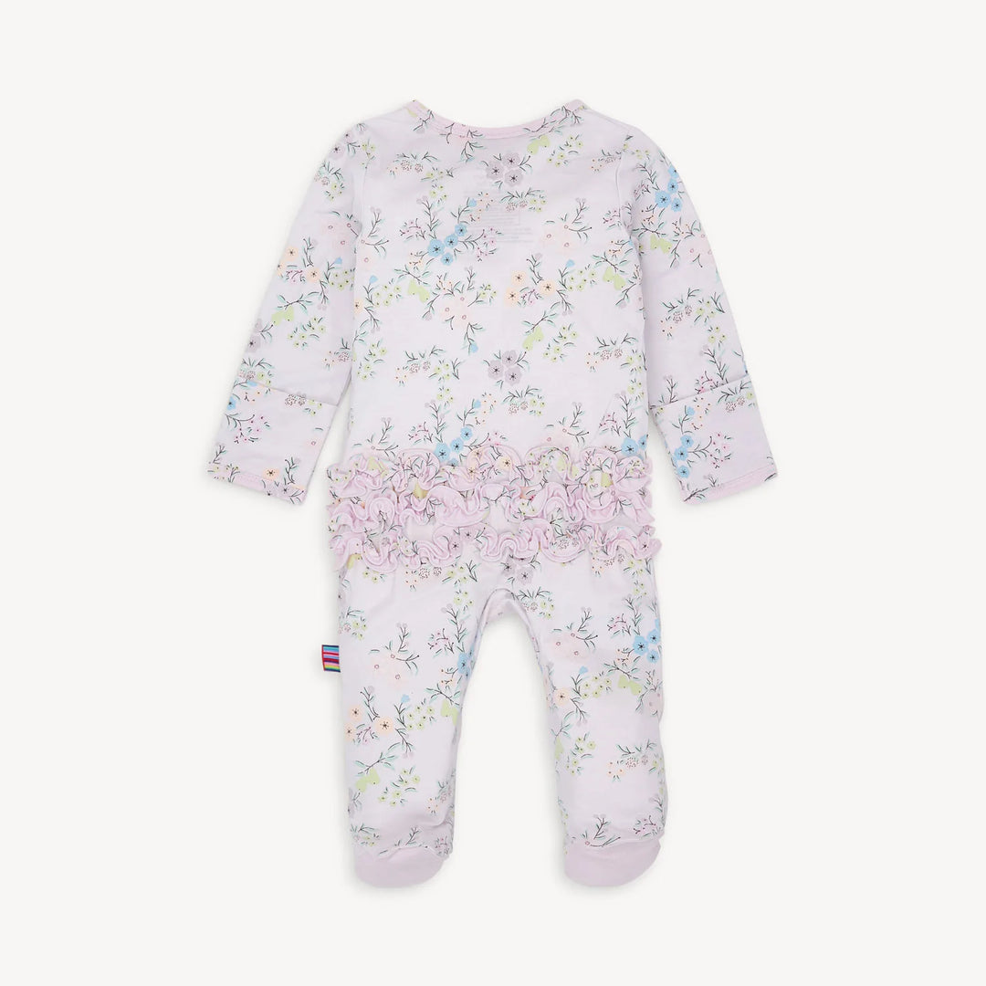 Emily Modal Magnetic Parent Favorite Footie with Ruffle