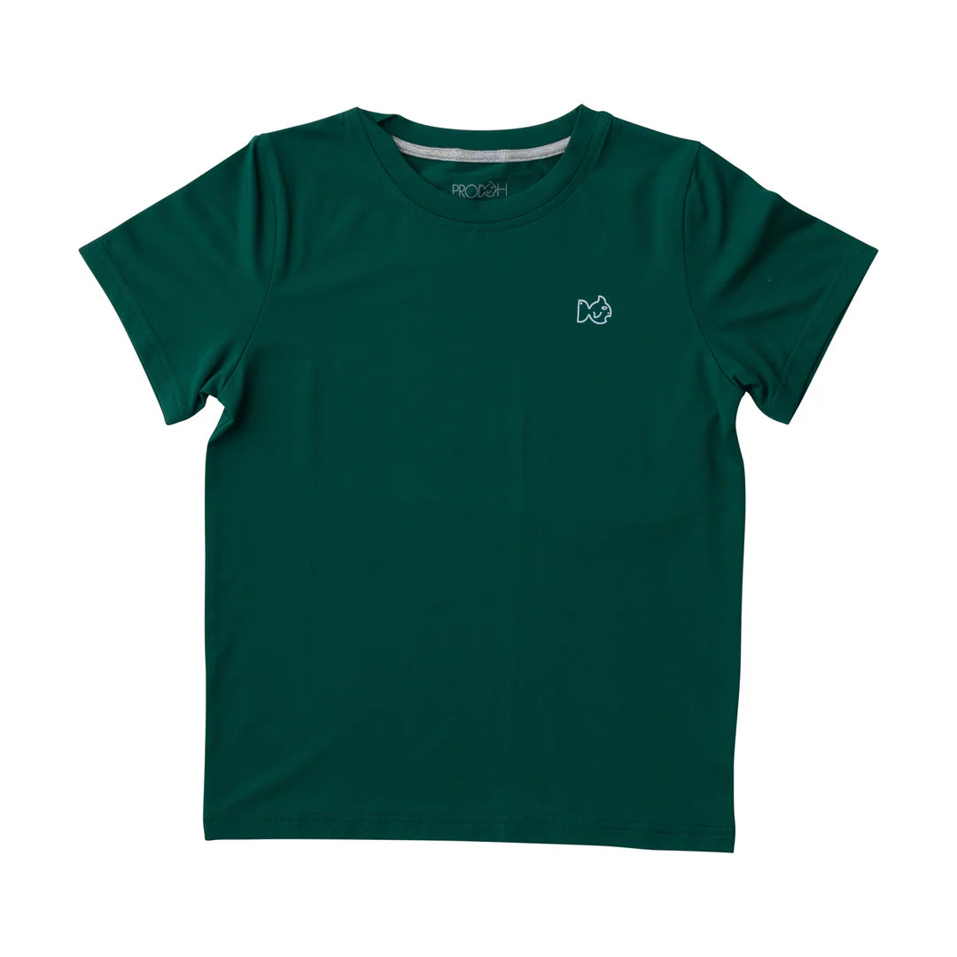 Pro Performance Short Sleeve Fishing T-Shirt- Posy Green/Big Eye Tuna