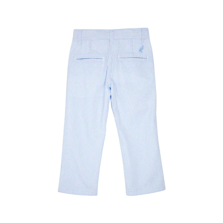 Prep School Pants- Breakers Blue Seersucker