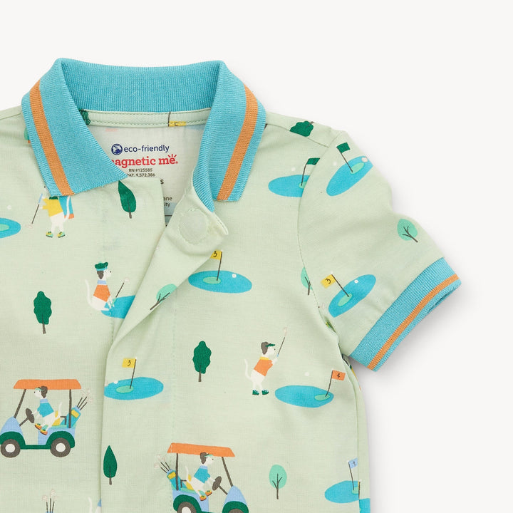 Fairway Fetch Modal Magnetic Polo Romper