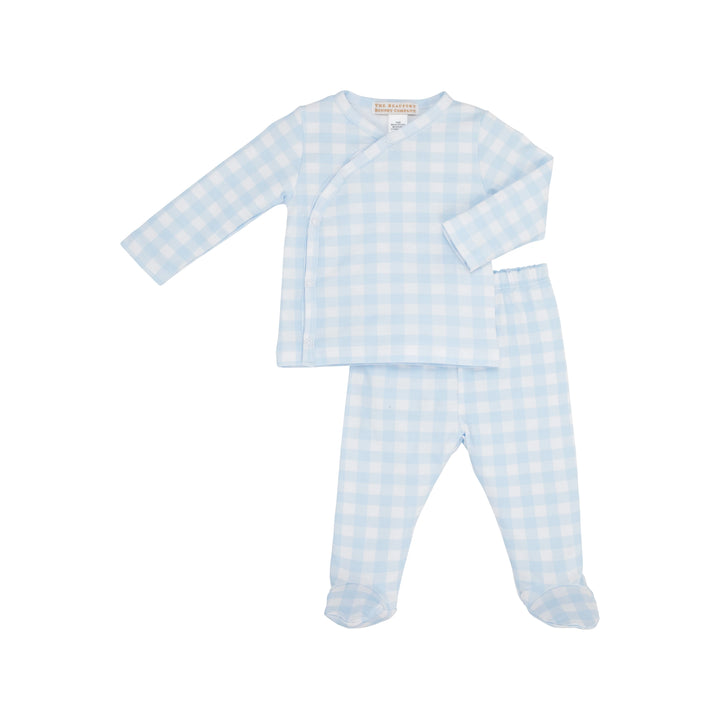 Cameron Cross Front Set- Buckhead Blue Gingham