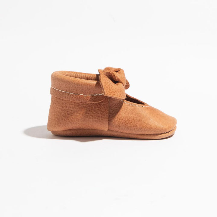 Zion Knotted Bow Baby Shoe- Soft Sole
