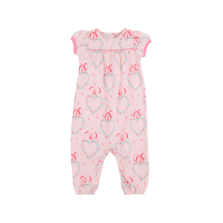 Penny's Playsuit- Fancy Like Floral with Hamptons Hot Pink