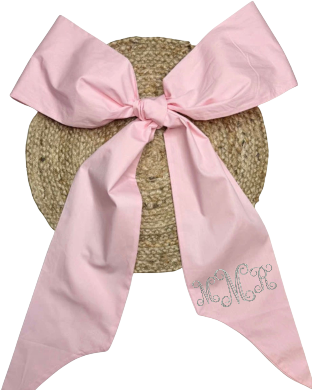 Kaden Manac- Newborn Bow Sash- Pink