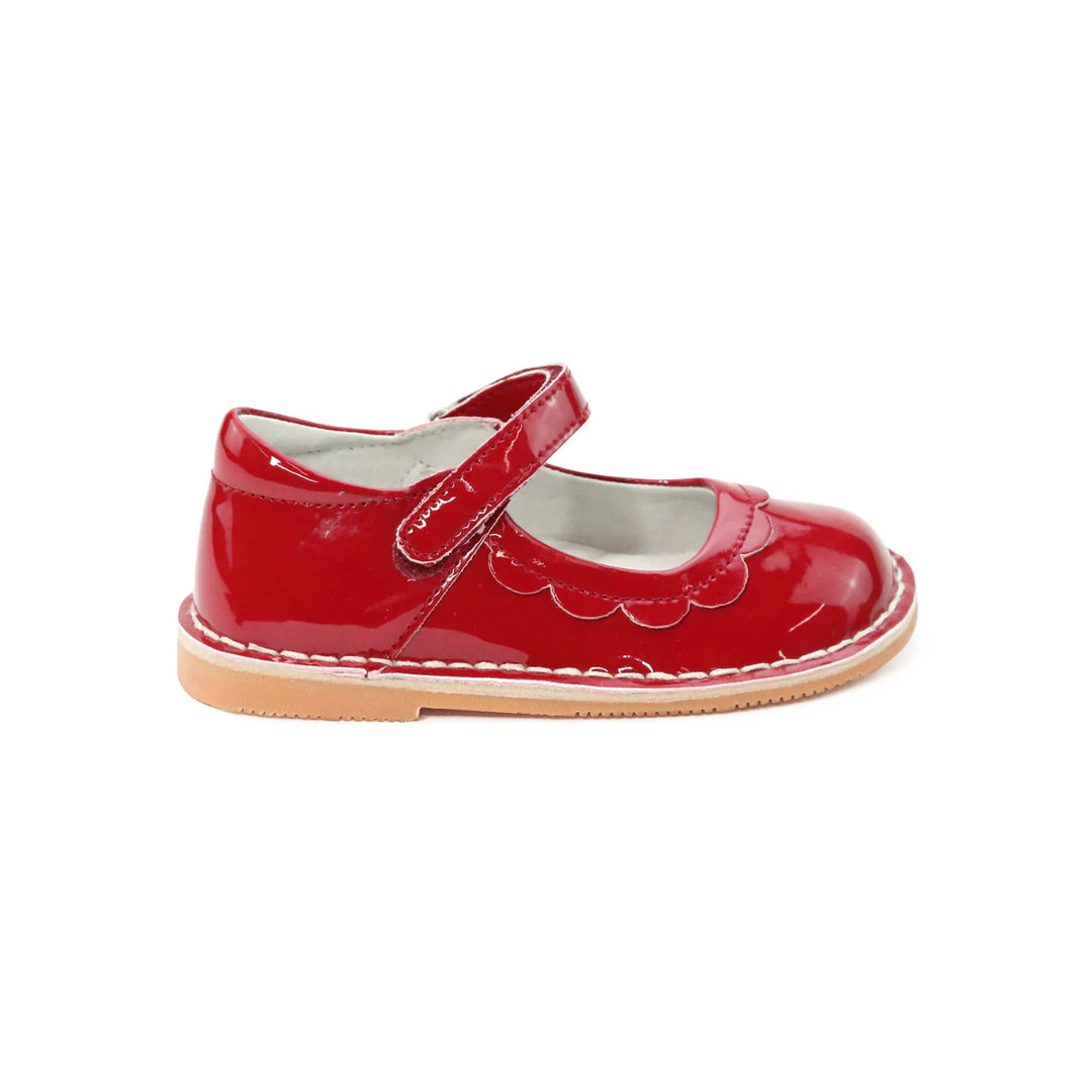 Violette Petal Mary Jane- Patent Red
