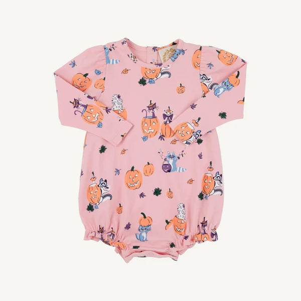 Long Sleeve Penny's Play Bubble - Candy & Critters (Sandpearl Pink)