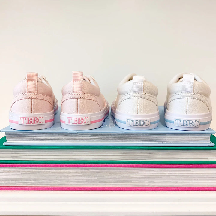 Prep Step Sneakers Palm Beach Pink with Palm Beach Pink Stripe