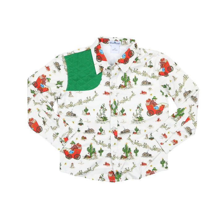 Cowboy Christmas LS Shirt