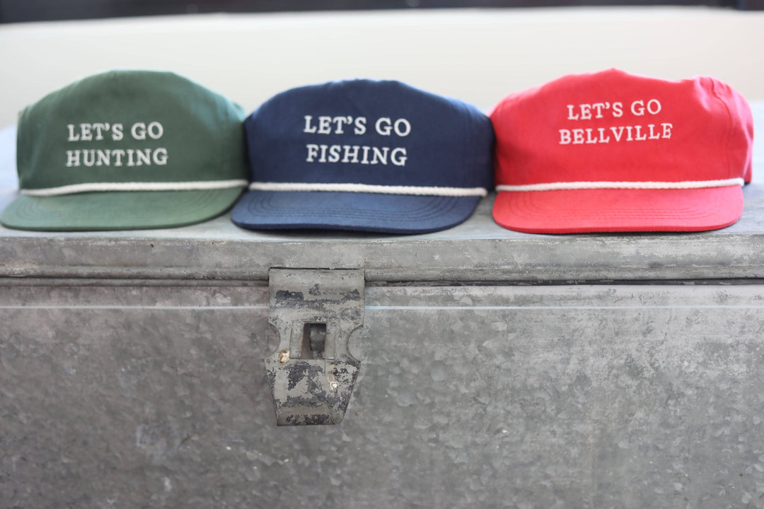 "Let's Go Fishing" Cap