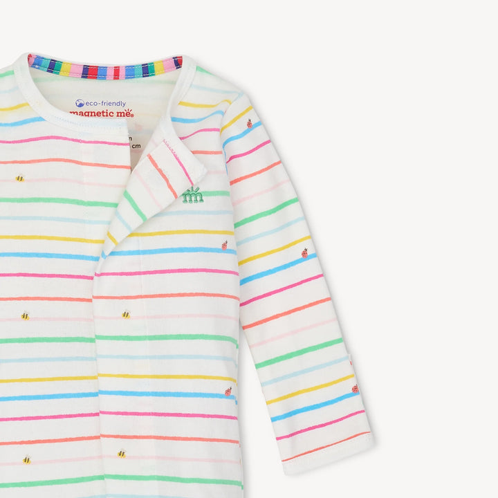 Rainbow Road Organic Cotton Magnetic Footie