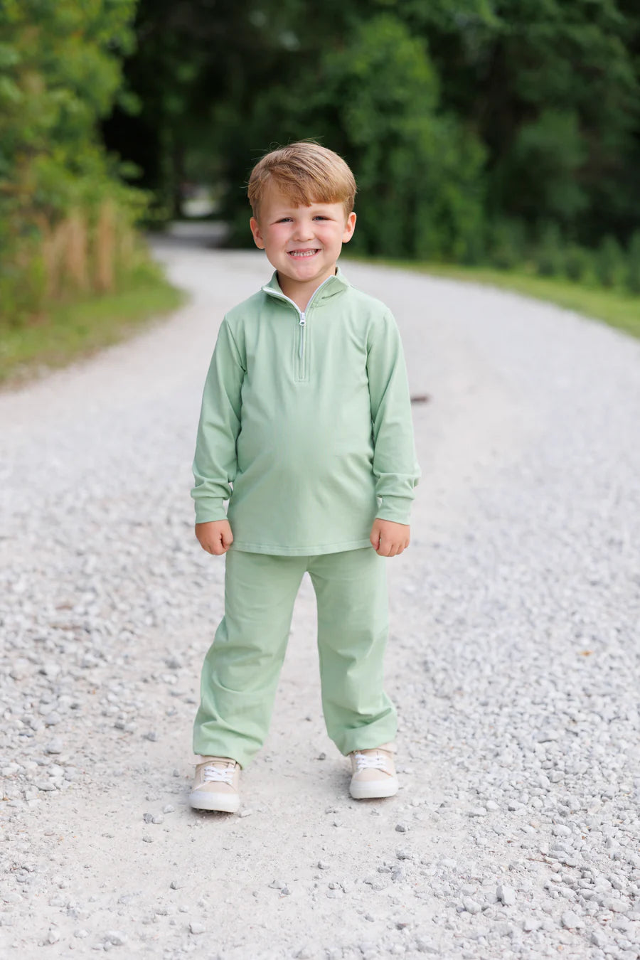 Evan Pullover Set - Sage Green