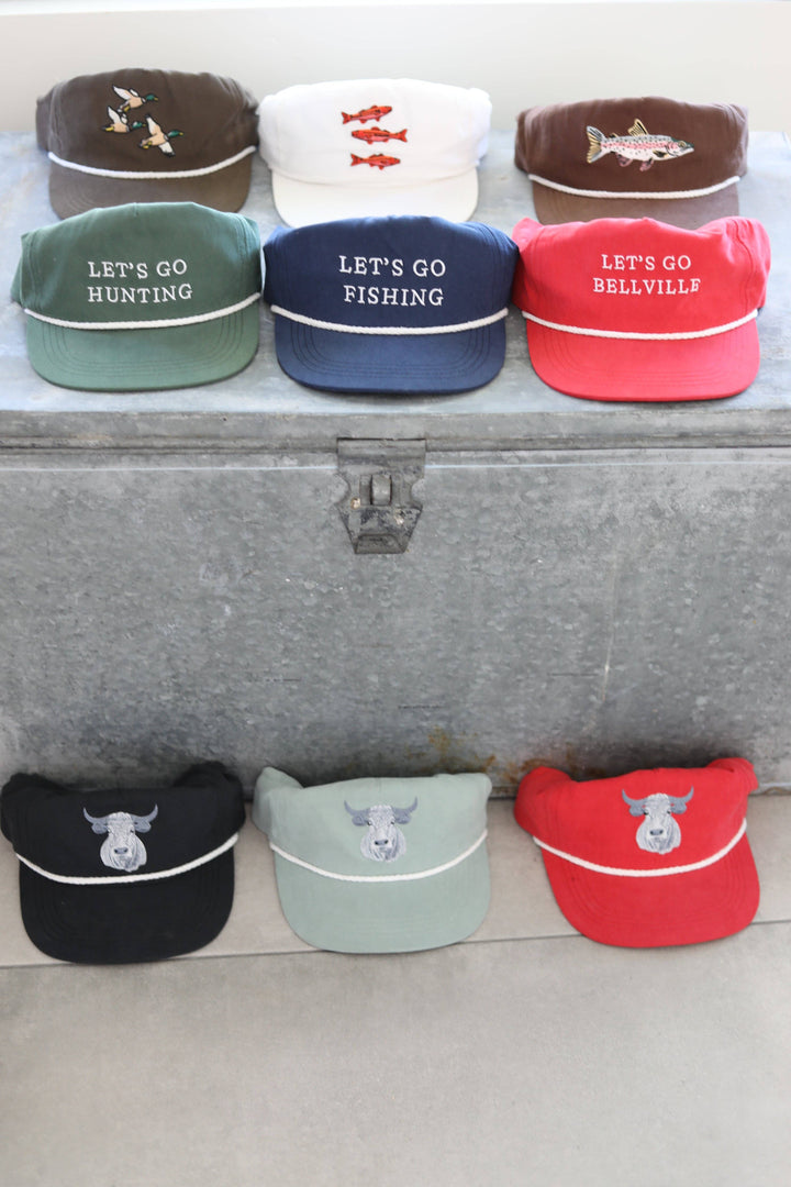 "Let's Go Fishing" Cap
