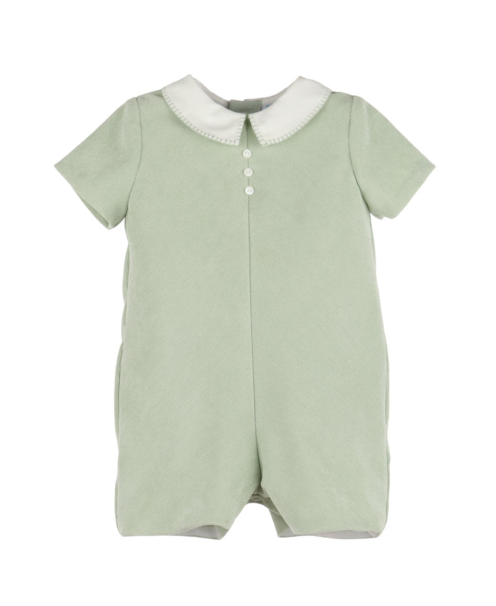 Majestic Cord Romper- Green