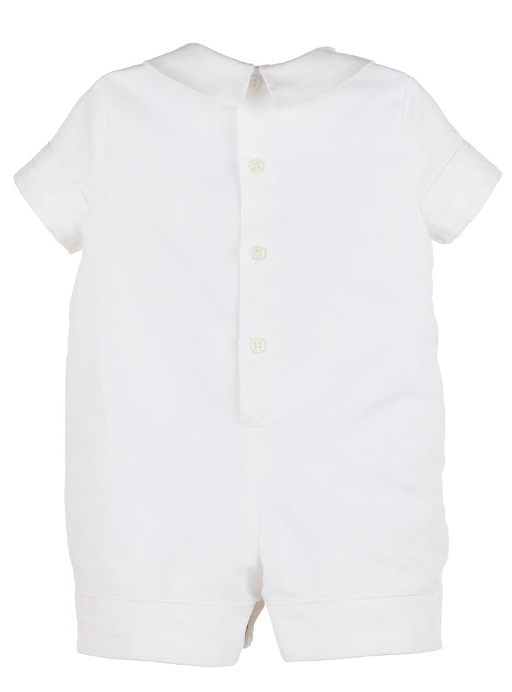 Linen Boy Bubble- White