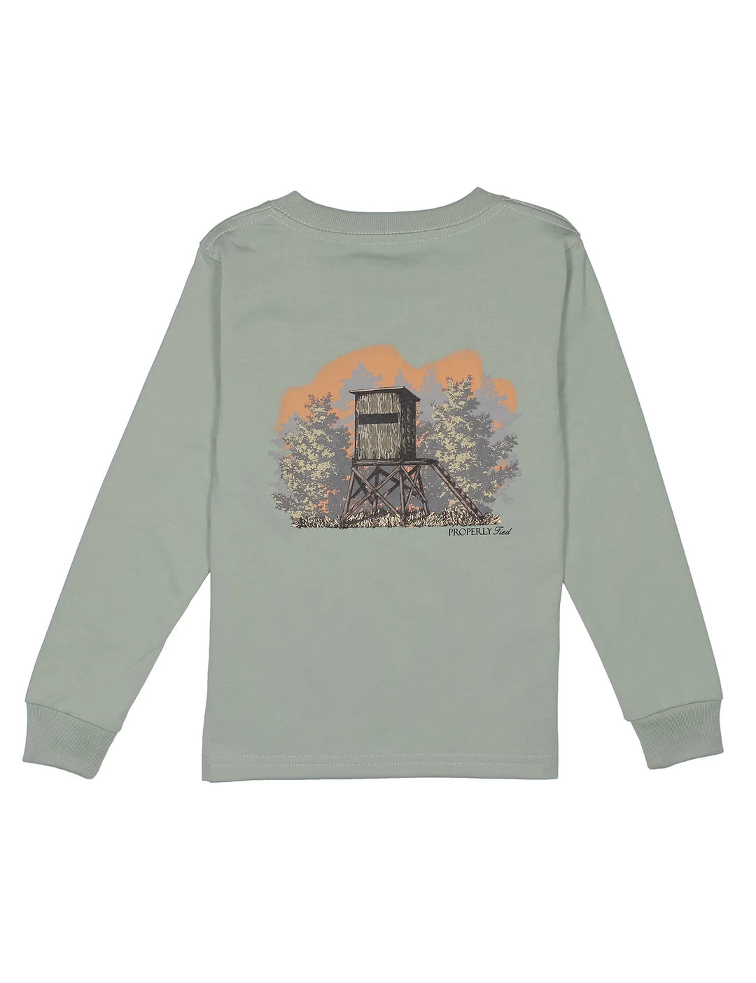 Boys Mossy Oak Deer Stand LS Sage