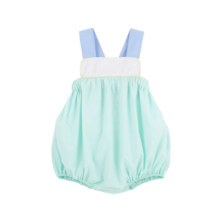 Samprey Sunsuit- Sea Island Seafoam, Worth Avenue White, Beale Street Blue, & Bellport Butter Yellow