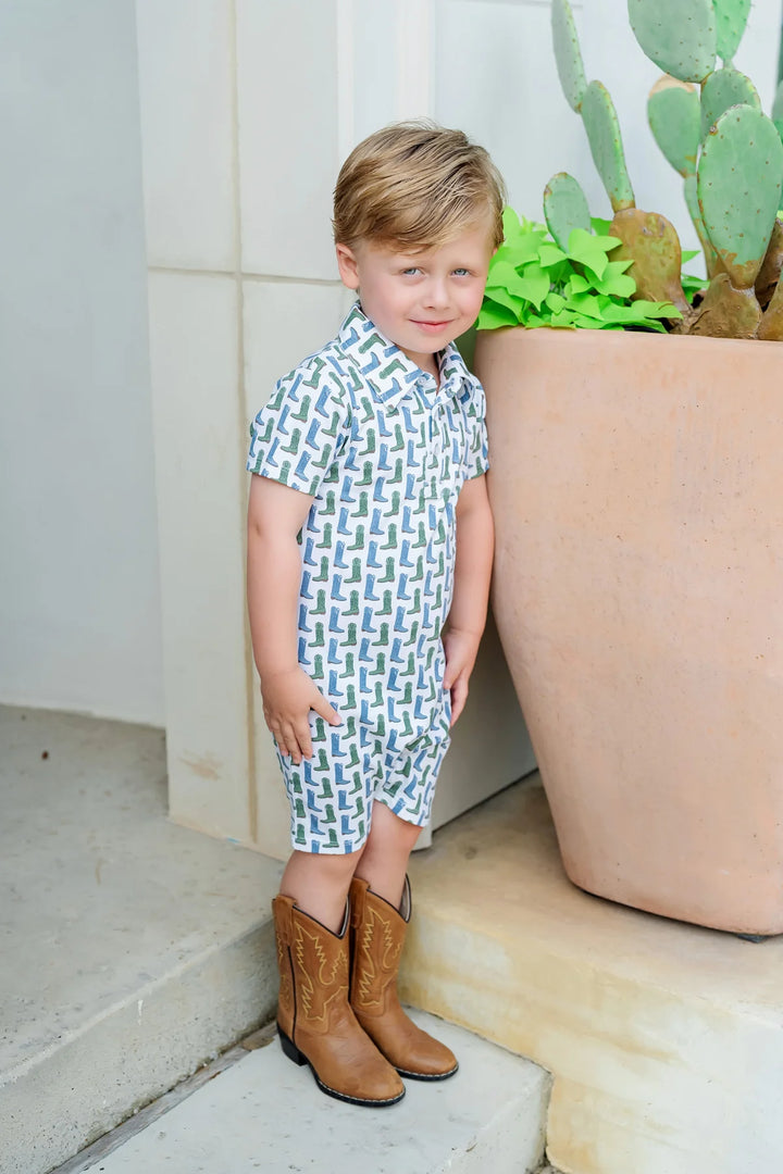 Tripp Polo Shortall- Cowboy Boots