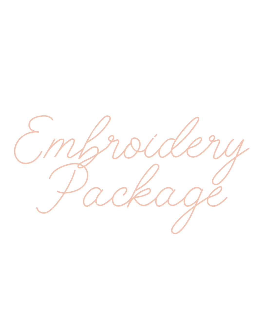 Embroidery Package