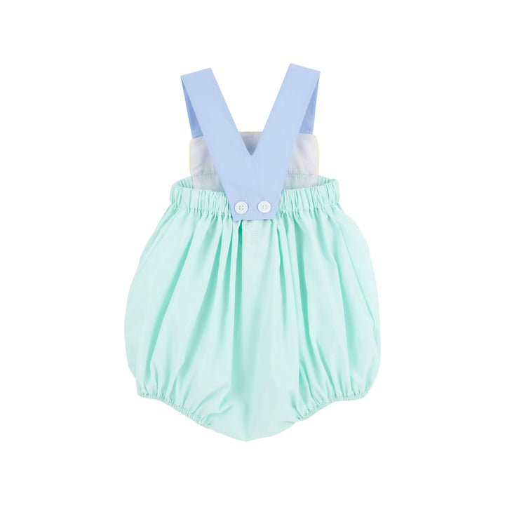 Samprey Sunsuit- Sea Island Seafoam, Worth Avenue White, Beale Street Blue, & Bellport Butter Yellow