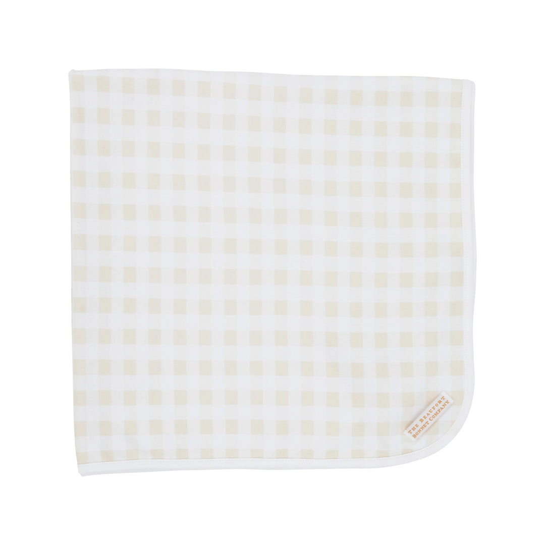Baby Buggy Blanket- Palmetto Pearl Gingham