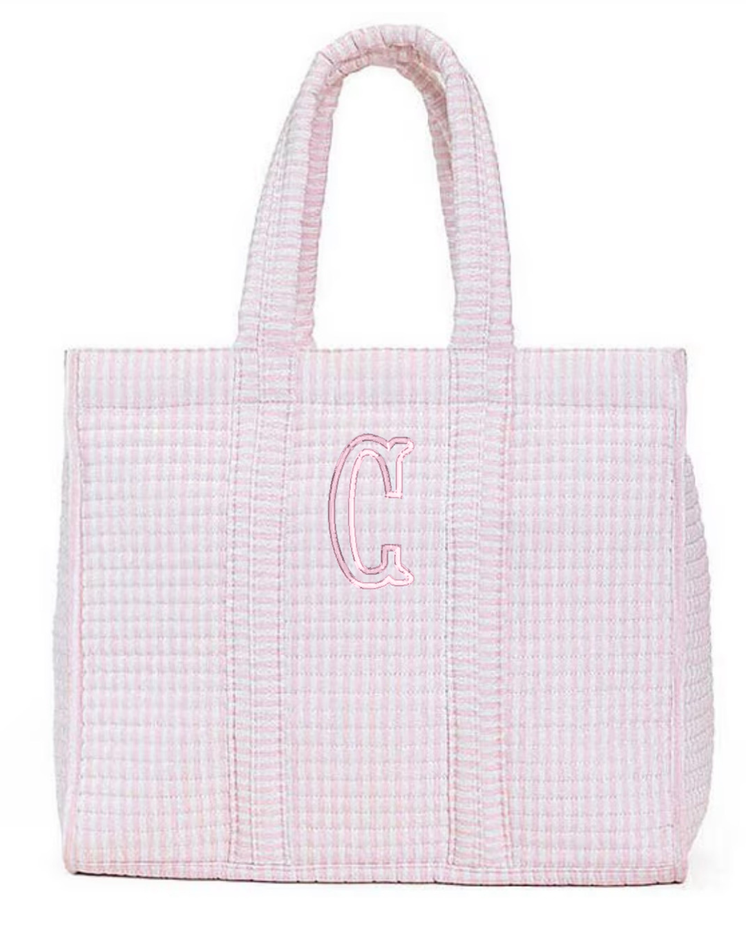 Emma Ryleigh Registry: Quilted Go Go Tote Pimlico Pink Stripe