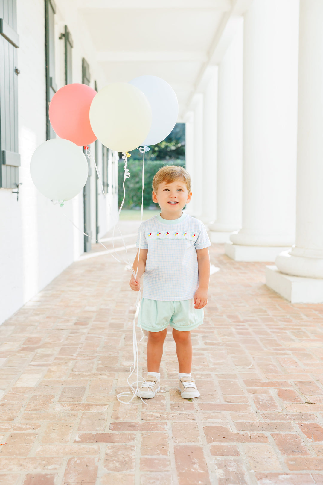 Magical Balloons Banded Short Set