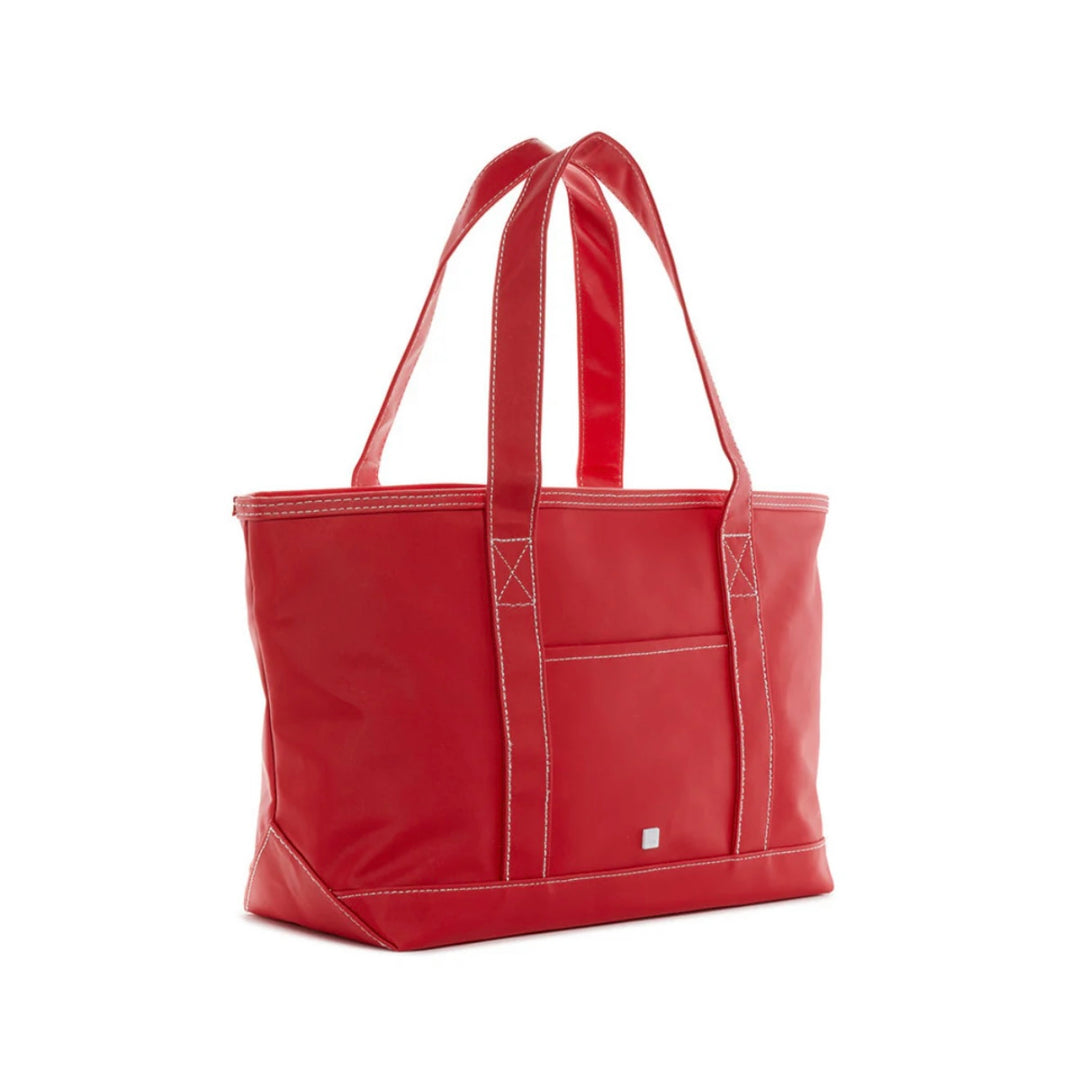 Medium Tote Coated Canvas - Red
