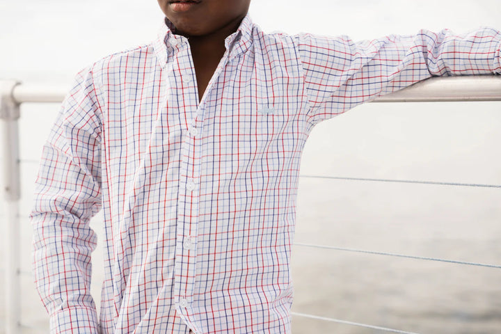 Carter Oxford Shirt - Patriotic Plaid