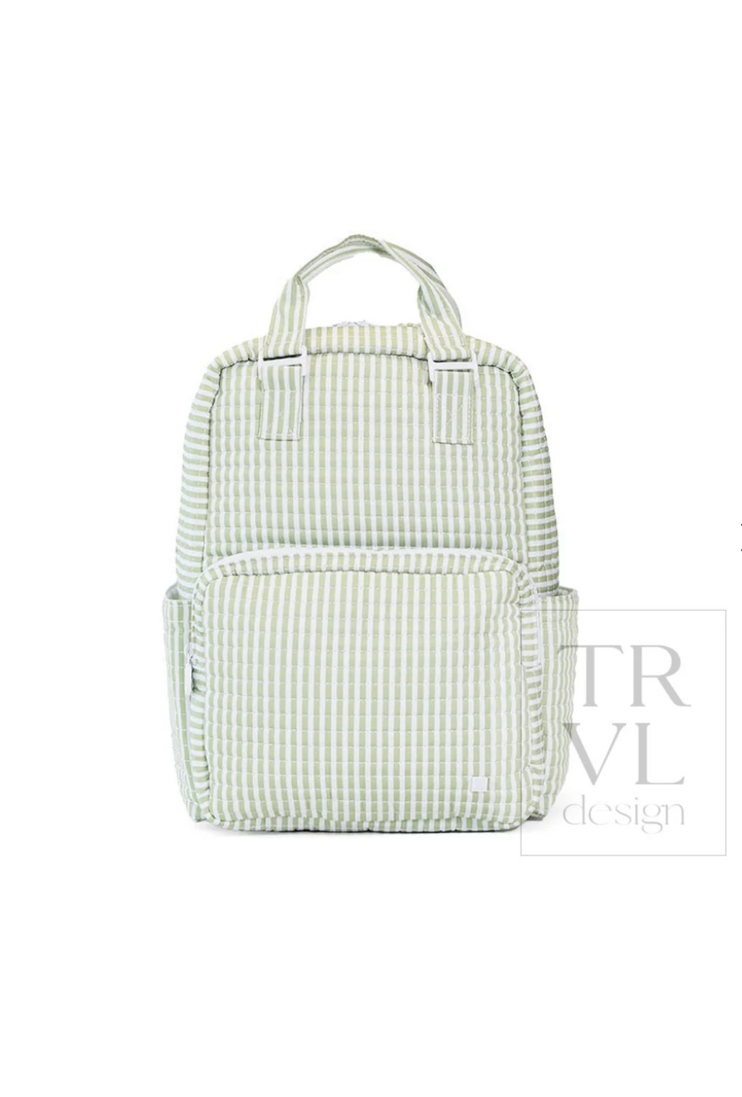 Kayla Munoz - Quilted All You Need Bag - Pimlico Stripe Sage