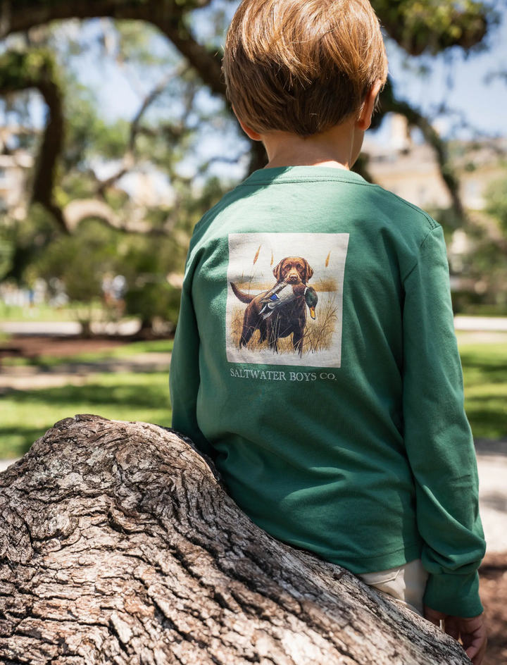 LS Graphic Tee - Lab with Duck
