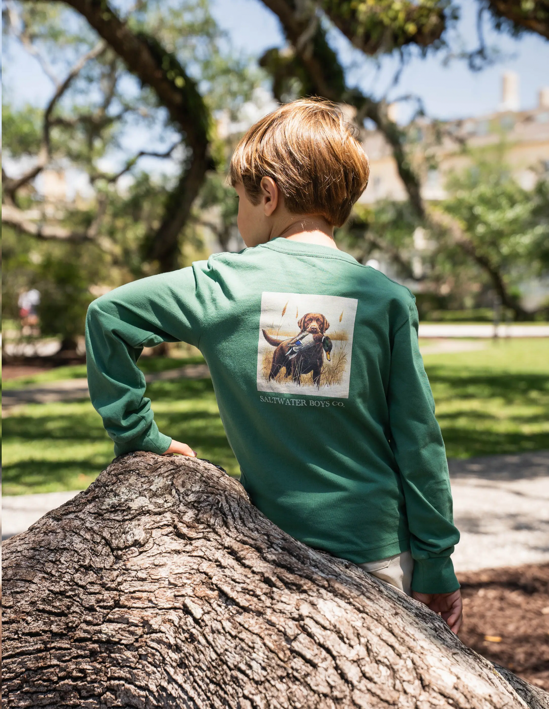 LS Graphic Tee - Lab with Duck