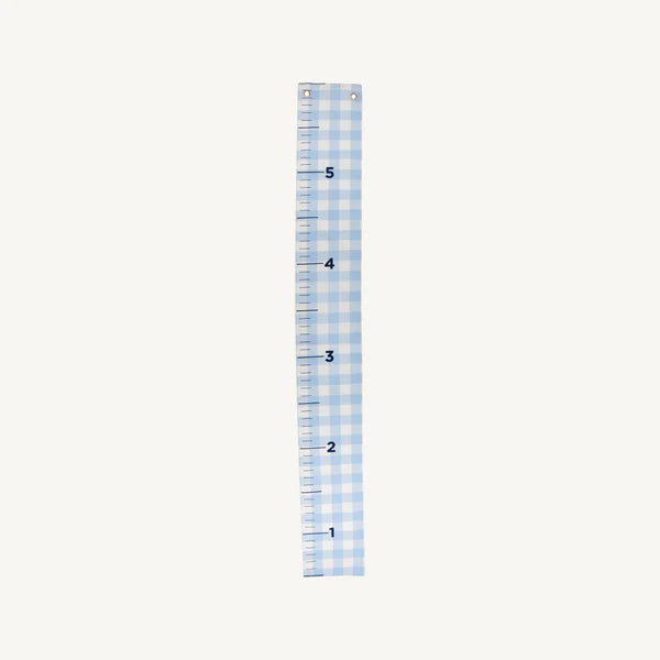 Baby Grow Chart - Beale Street Blue Gingham