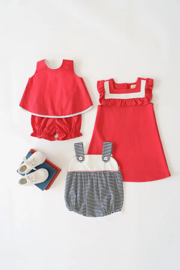 Susanne Swing Top Set - Richmond Red with Nantucket Navy
