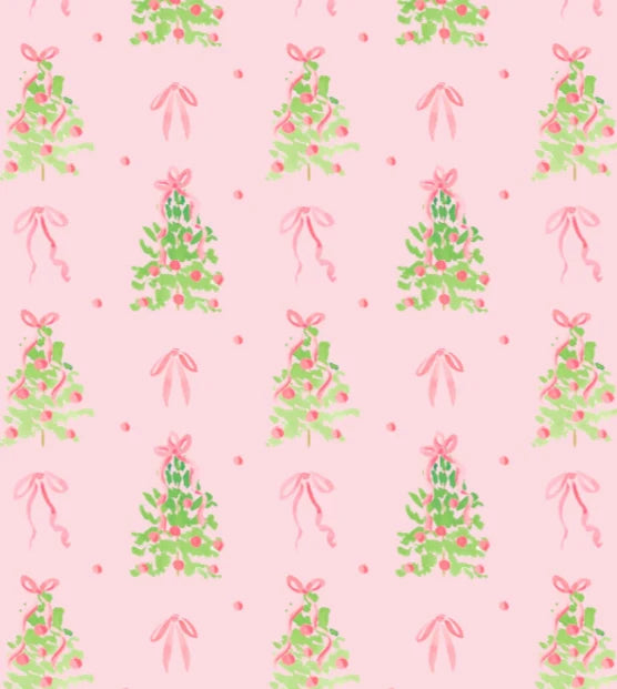 Pink Tinsel L/S Bloomer Set