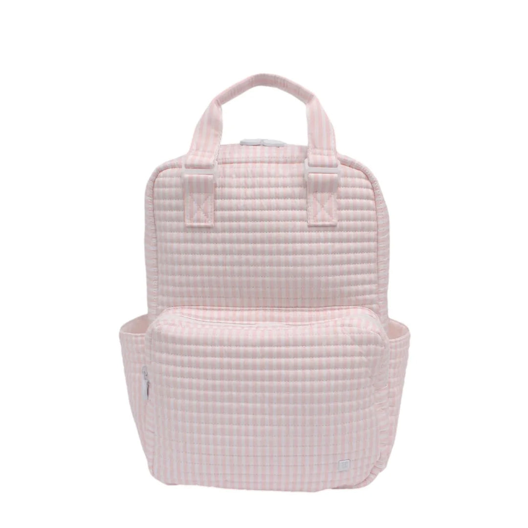 Quilted All You Need Bag- Pimlico Stripe Pink