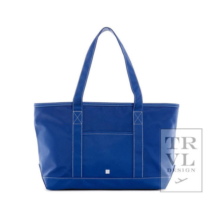 Medium Tote Coated Canvas - Blue Bell
