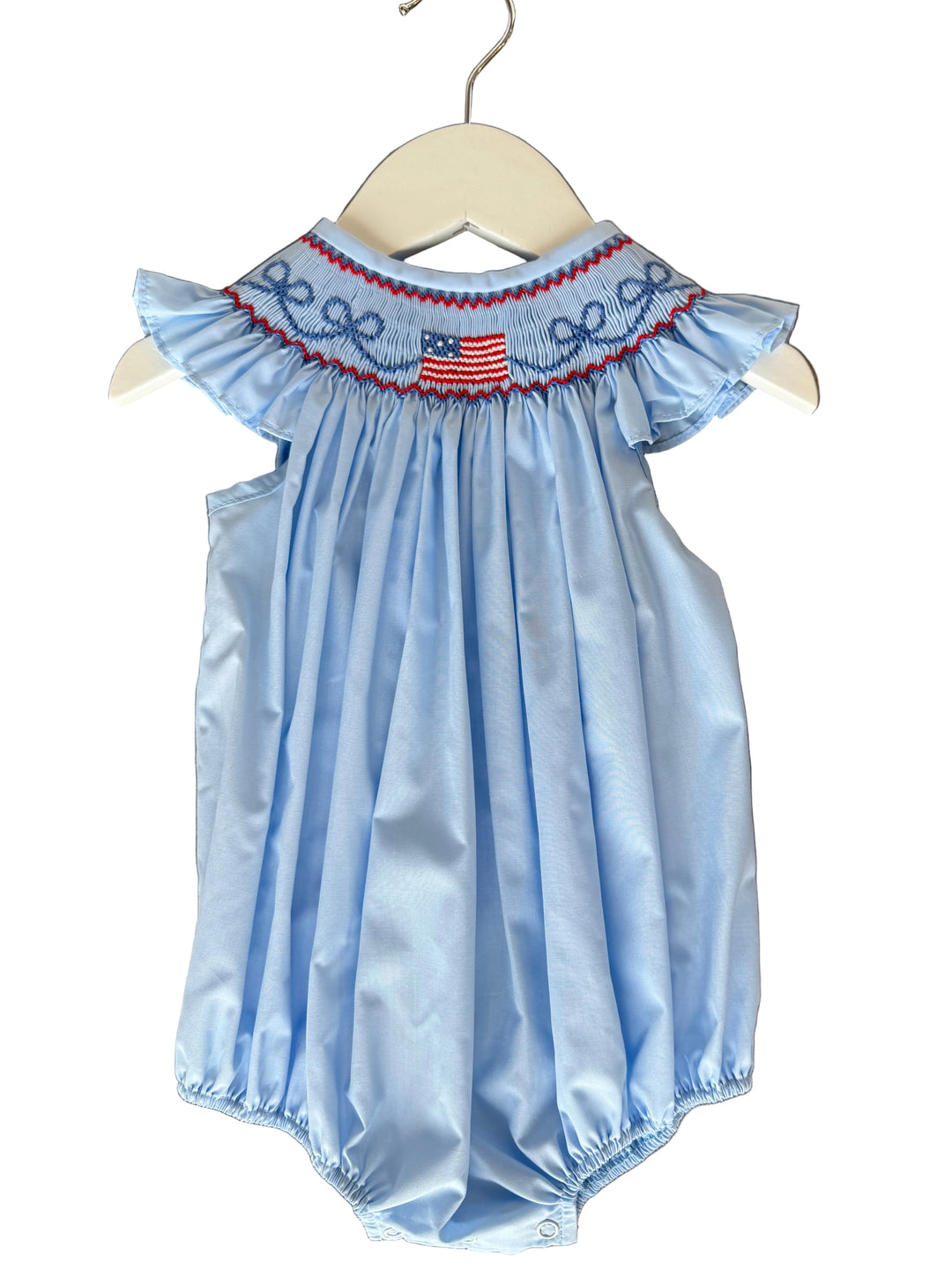 Smocked Flag Girl Bubble
