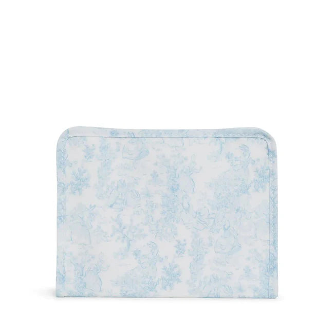 Roadie Medium Zip Pouch - Bunny Toile Blue