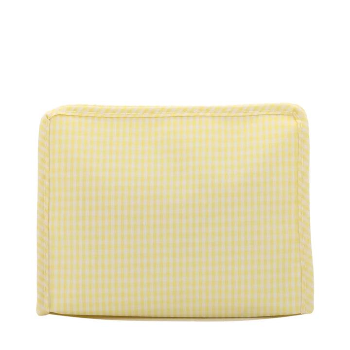 Roadie Medium Zip Pouch - Gingham Buttercup