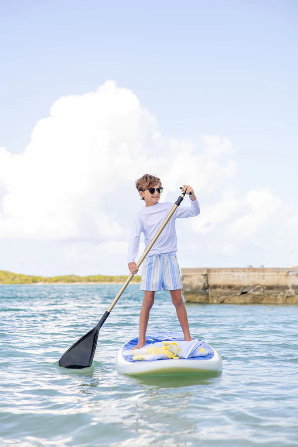 Tortola Swim Trunks - SoBro Stripe/Worth Ave White