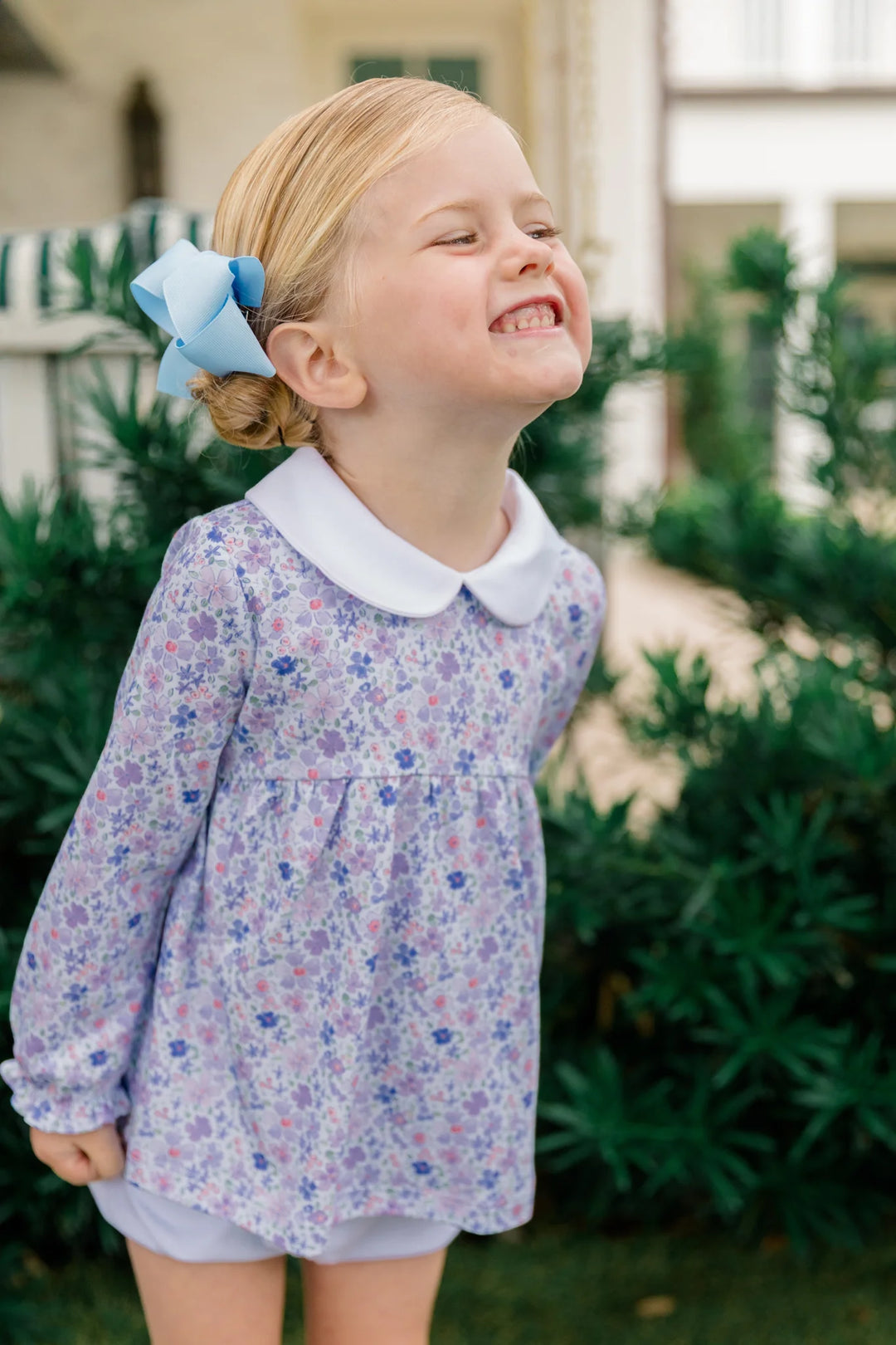 Iris Garden LS Bloomer Set