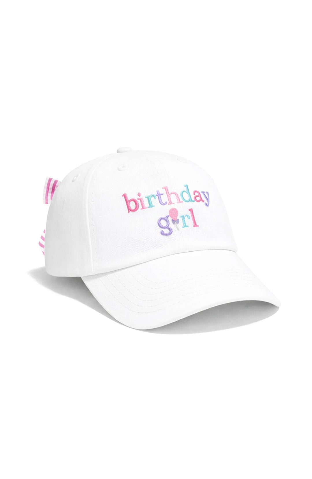 Birthday Girl Bow Baseball Hat