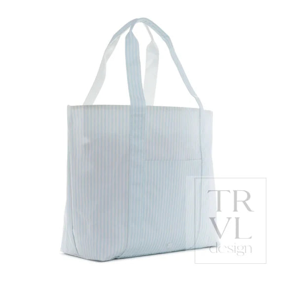 Jumbo Tote - X-Large Tote - Pimlico Stripe Blue