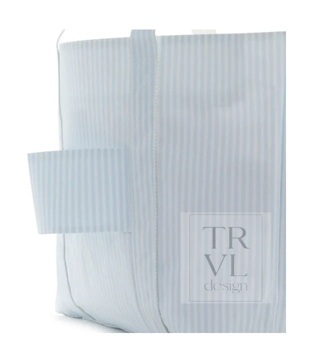 Jumbo Tote - X-Large Tote - Pimlico Stripe Blue