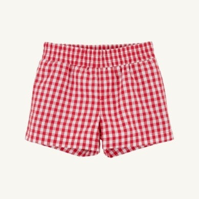 Sheffield Shorts- Richmond Red Gingham/Belhaven Blue