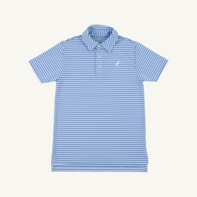 Prepletic Prim and Proper- Sunrise Blvd Blue Stripe/Worth Ave White
